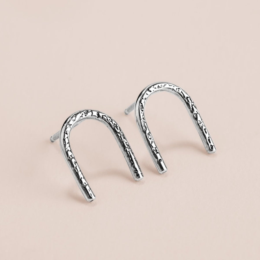 Mini Arch Earrings - Melanie Golden Jewelry - earrings, everyday, stud, stud earrings