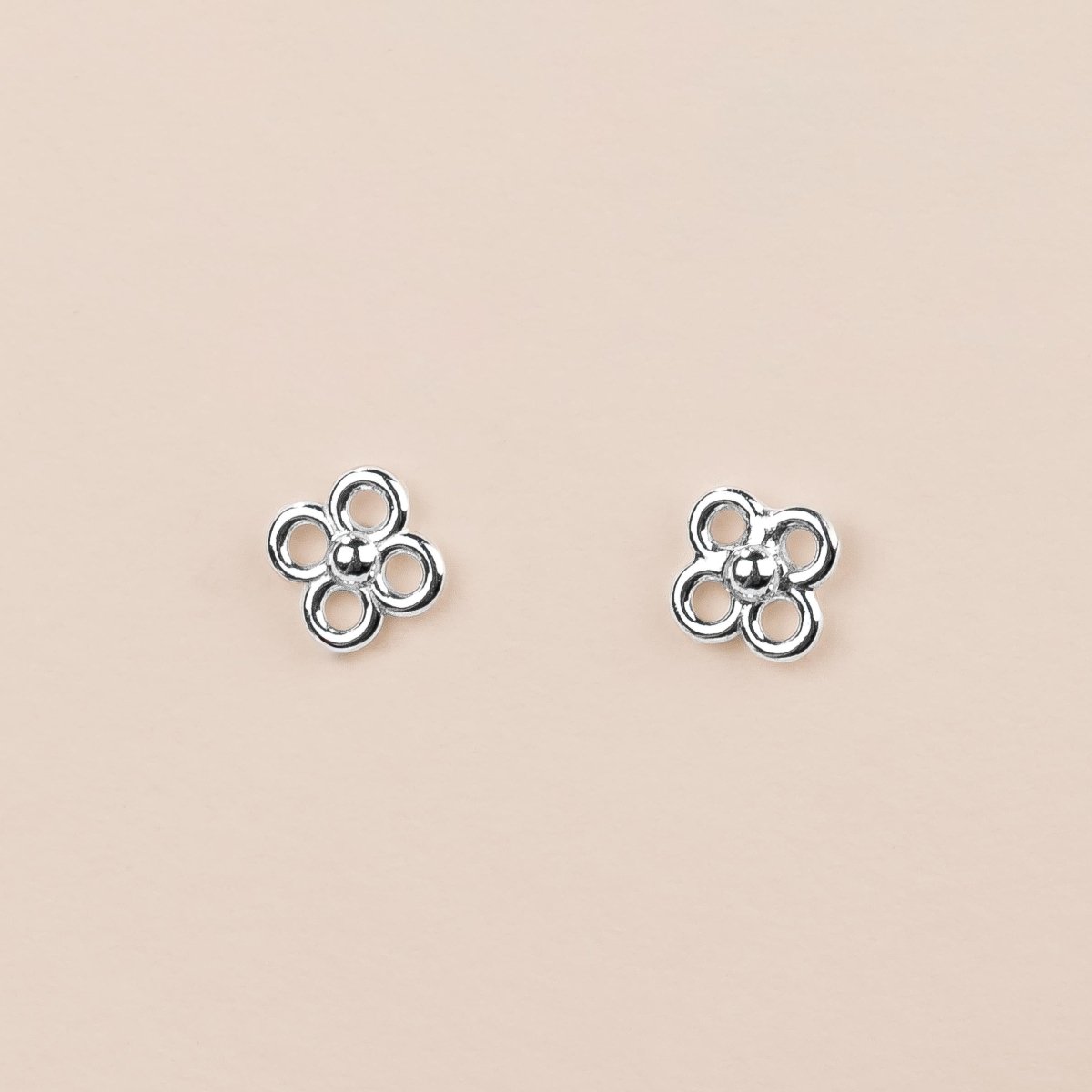 Mini Flower Stud Earrings - Melanie Golden Jewelry - Earrings, flora, stud, stud earrings