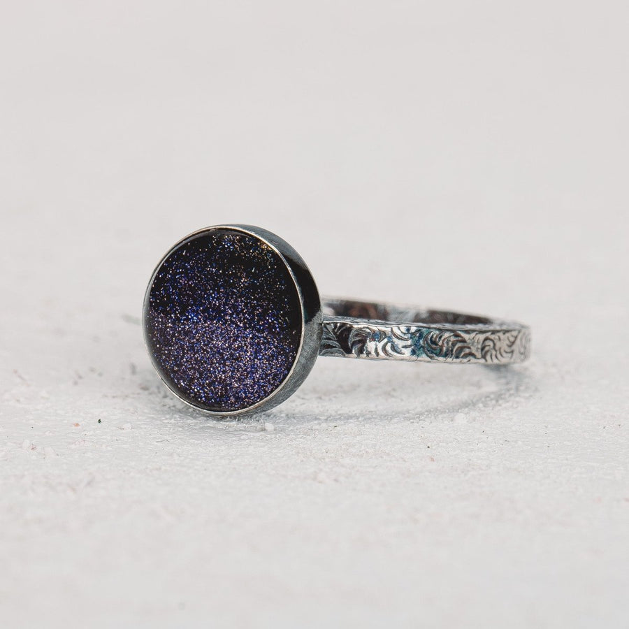 Night Sky Constellation Solitaire Ring - Melanie Golden Jewelry