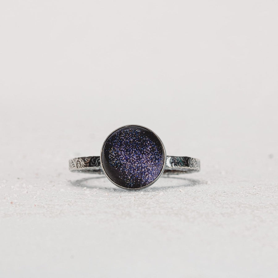 Night Sky Constellation Solitaire Ring - Melanie Golden Jewelry - _badge_BESTSELLER, bestseller, celestial, constellation, Fourth of July, gemstone ring, gemstone rings, ring, rings