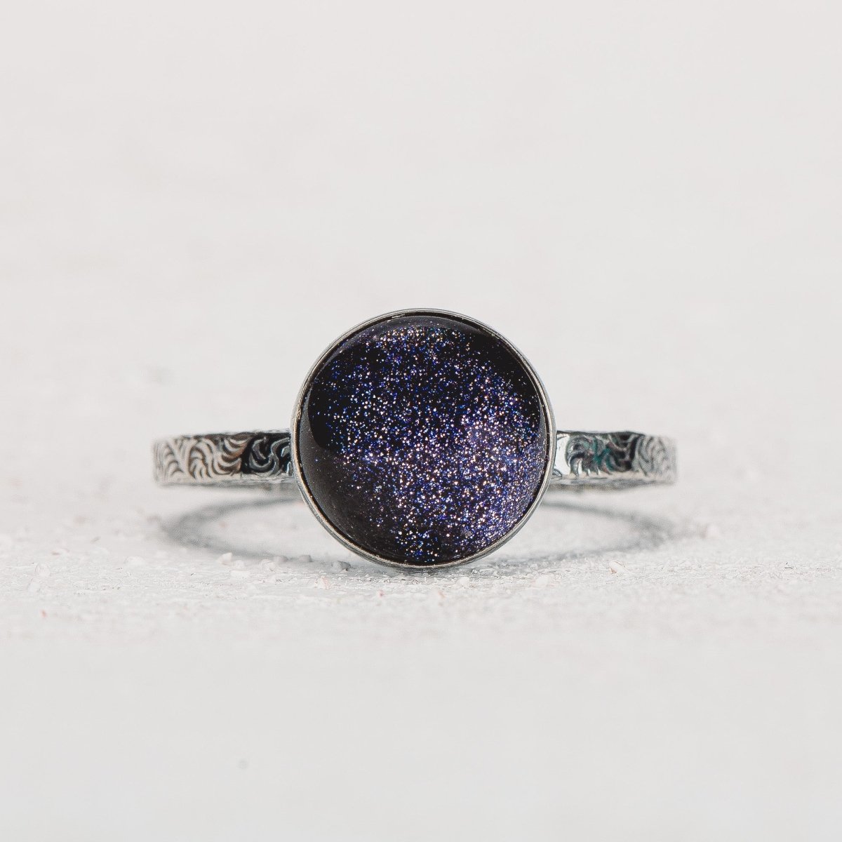 Night Sky Constellation Solitaire Ring - Melanie Golden Jewelry - _badge_BESTSELLER, bestseller, celestial, constellation, Fourth of July, gemstone ring, gemstone rings, ring, rings