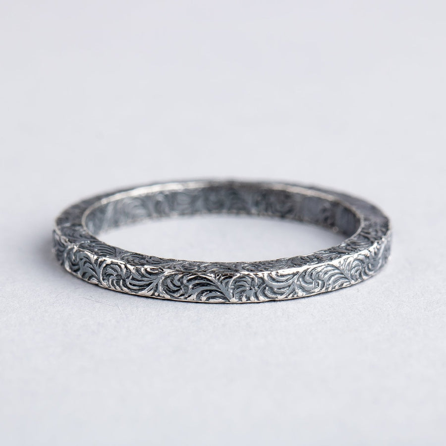 Paisley Stacking Ring - Melanie Golden Jewelry - ring size, rings, silver, stacking rings