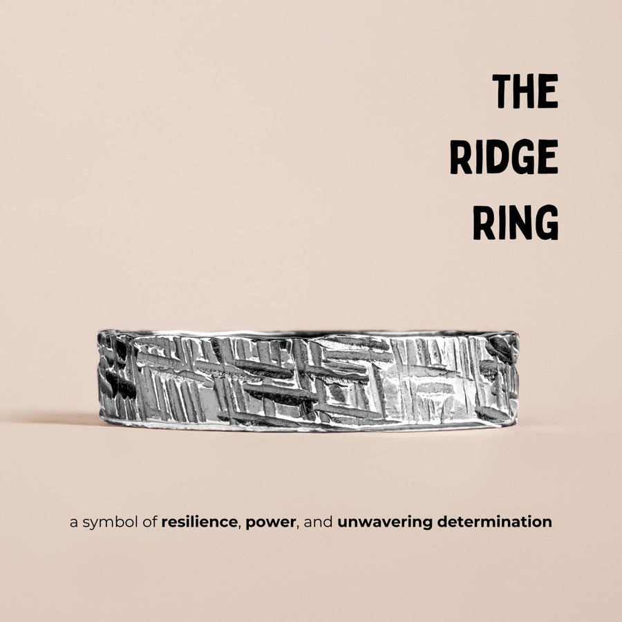 Ridge Ring - Melanie Golden Jewelry - _badge_new, for the groom, men, mens, mens jewelry, new, ring bands, rings, wedding