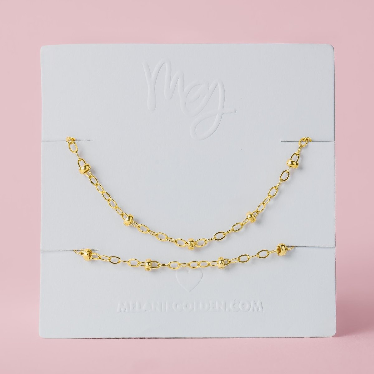 Satellite Chain Anklet - Melanie Golden Jewelry - _badge_new, anklets, celestial, chain anklets, everyday essentials, new