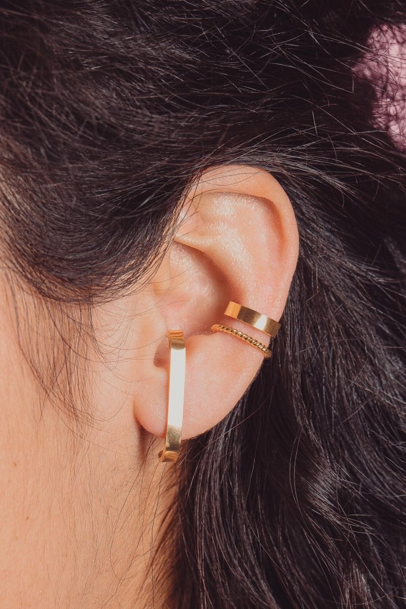 Set of 2 Ear Cuffs - Melanie Golden Jewelry - _badge_new, body jewelry, ear cuff, earrings, gift set, new