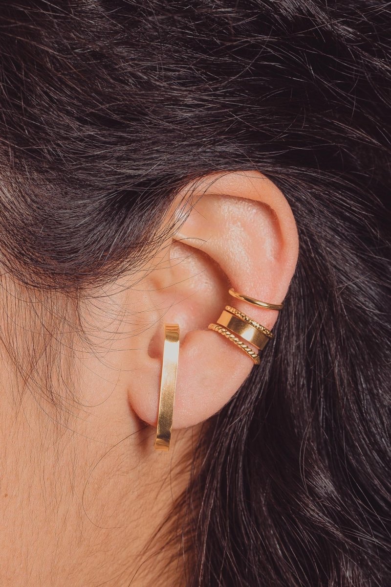 Set of 4 Ear Cuffs - Melanie Golden Jewelry - _badge_new, ear cuff, earrings, gift set, new