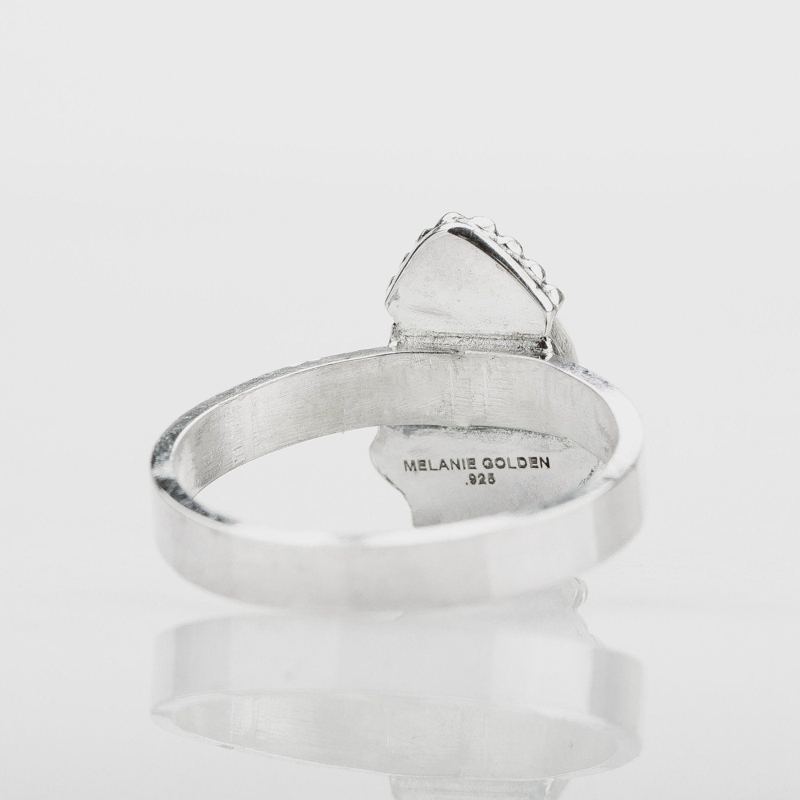 Size 5.75 White Water Turquoise Gemstone Ring - Melanie Golden Jewelry - gemstone rings, rings