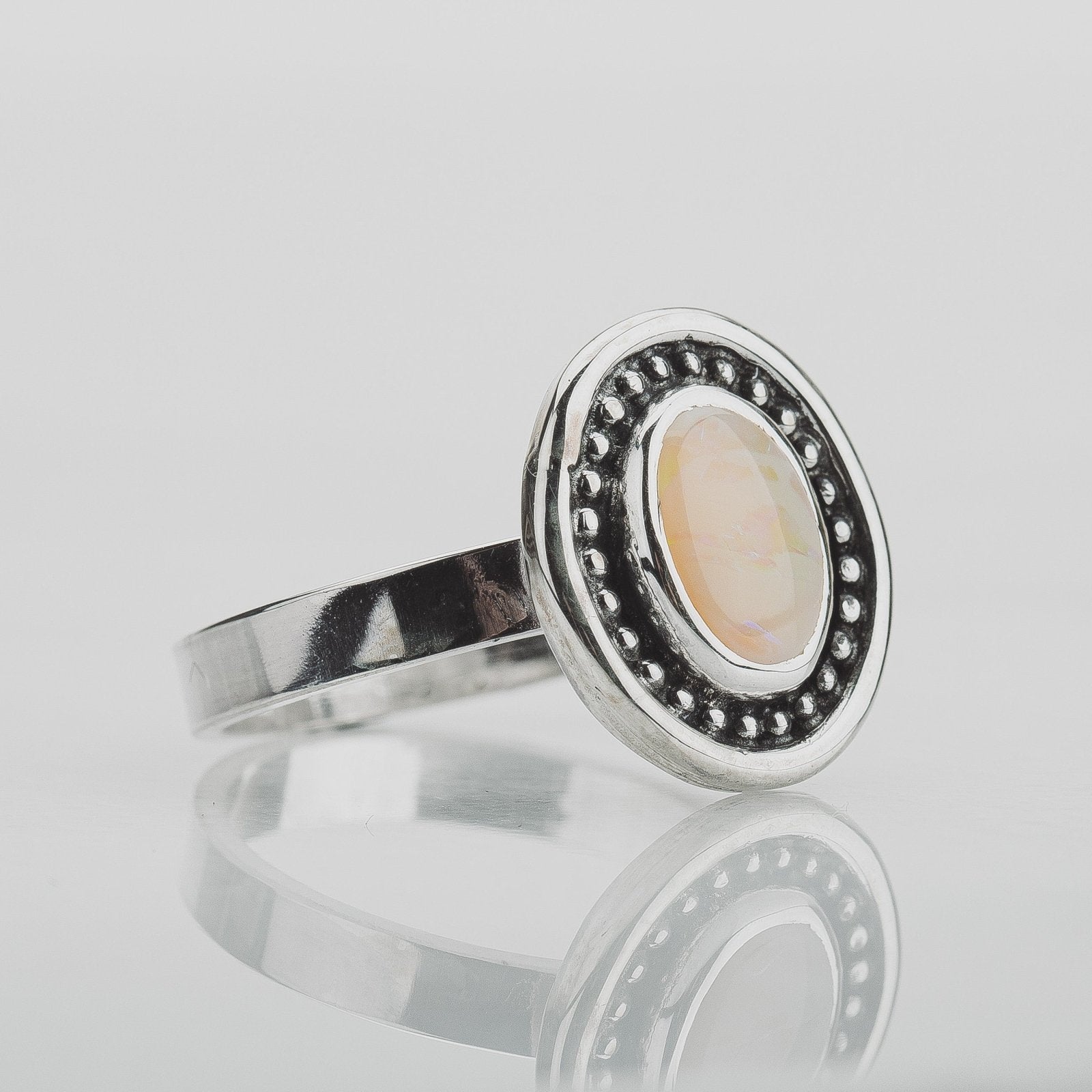 Size 7 Opal Ring - Melanie Golden Jewelry - gemstone rings, rings