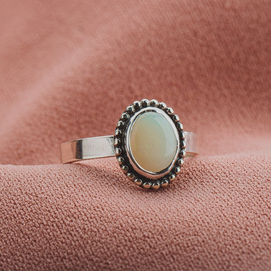 Size 7.25 Opal Ring - Melanie Golden Jewelry