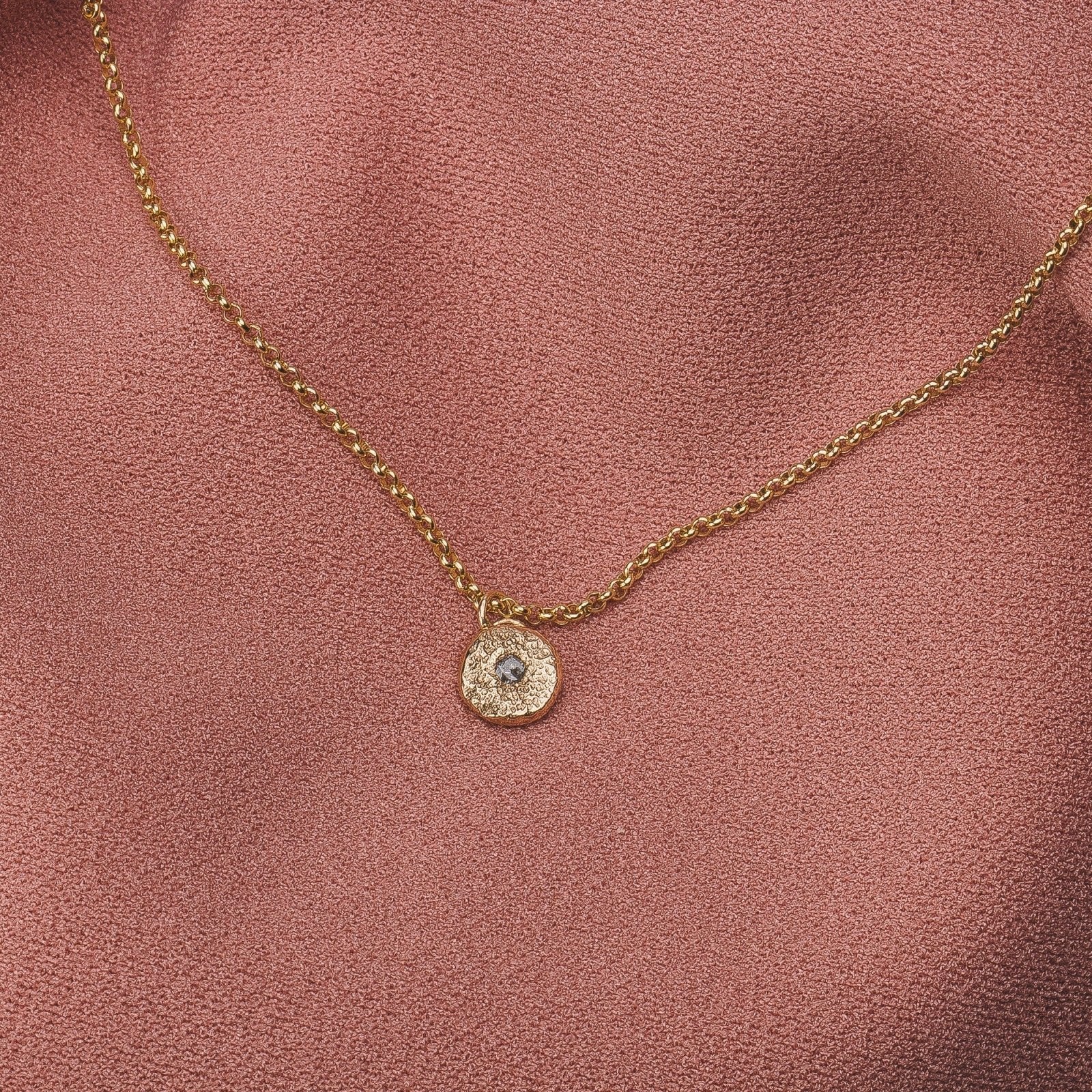 Solid 14K Gold Silvermist Diamond Necklace - Melanie Golden Jewelry - christmas, CHRISTMAS JEWELRY, diamond necklaces, for the bride, love, necklace, necklaces, The River Valley Collection, VALENTINES, wedding