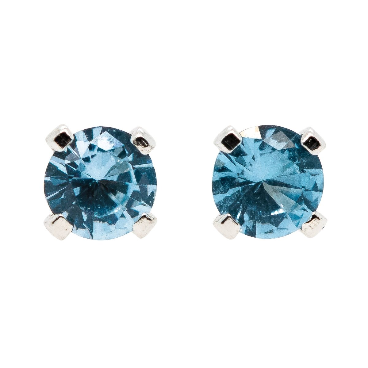 Tiny Birthstone Gemstone Stud Earrings - Melanie Golden Jewelry - birth month, birthmonth, earrings, stud, stud earrings