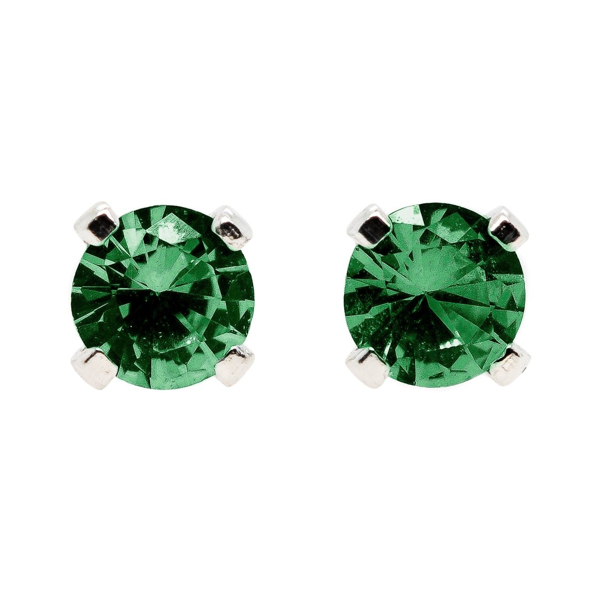 Tiny Birthstone Gemstone Stud Earrings - Melanie Golden Jewelry - birth month, birthmonth, earrings, stud, stud earrings