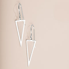 Triangle Dangle Earrings - Melanie Golden Jewelry - dangle earrings, earrings