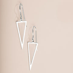 Triangle Dangle Earrings - Melanie Golden Jewelry