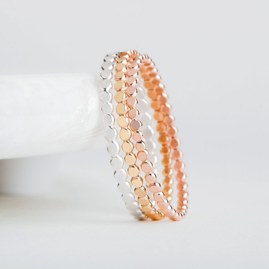 Trio of Glimmer Stacking Rings