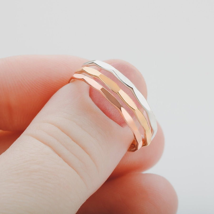 Trio of Mirror Stacking Rings