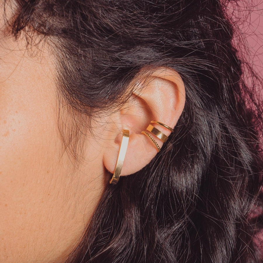 Wide Ear Cuff - Melanie Golden Jewelry