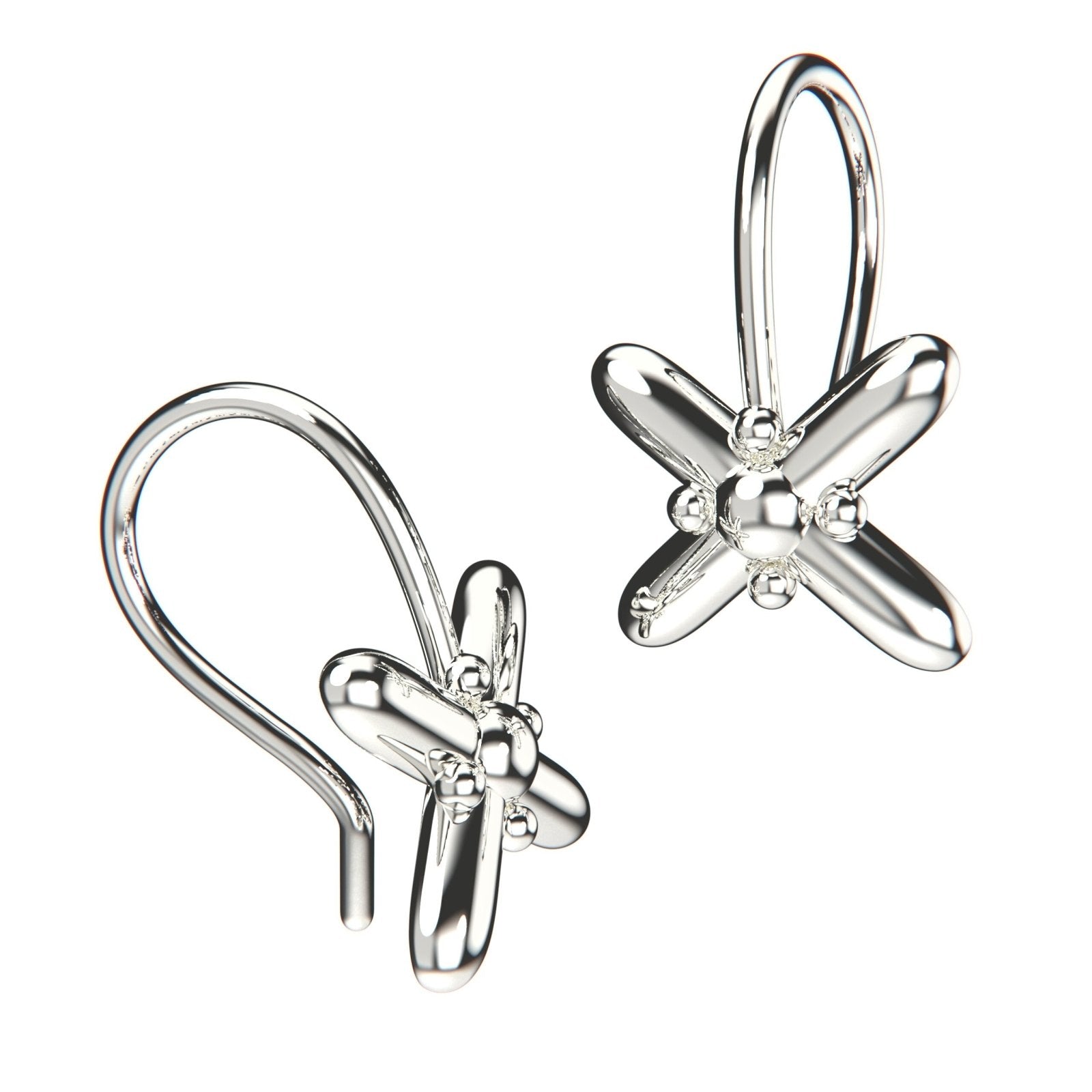 Xoe Hook Earrings - Melanie Golden Jewelry - dangle earrings, Designer Series, drop earrings, earrings, symbolic