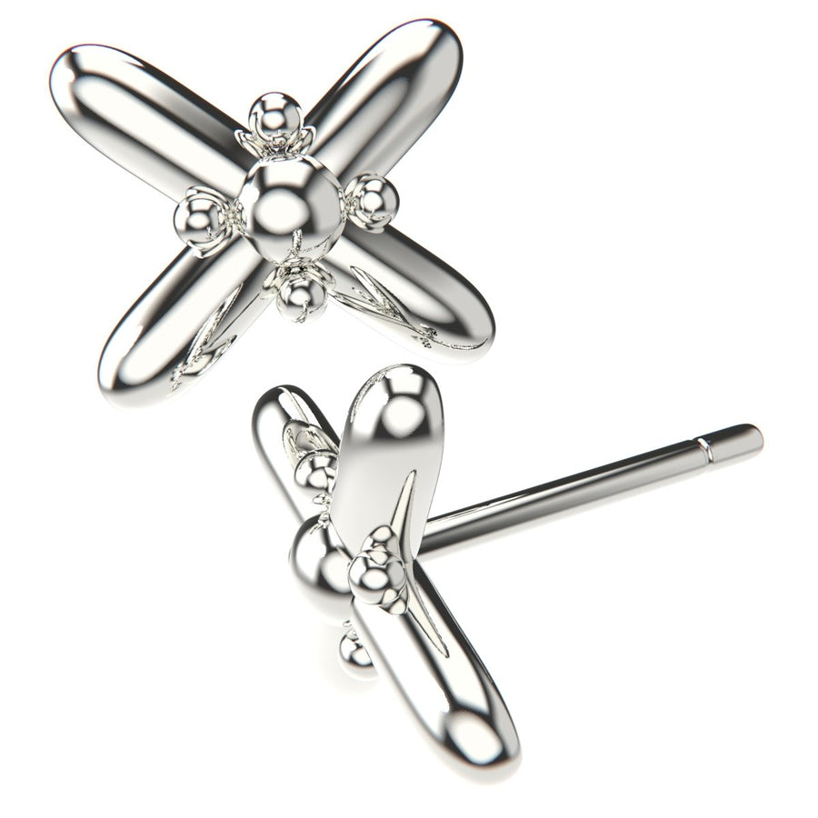 XOE Post Earrings - Melanie Golden Jewelry - Designer Series, earrings, post earrings, stud, stud earrings, symbolic